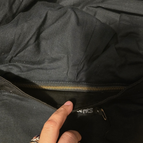 NWT PIECES MOTORCYCLE JACKET SMOKE DYE SIZE M COLOR BLACK - Picture 11 of 16